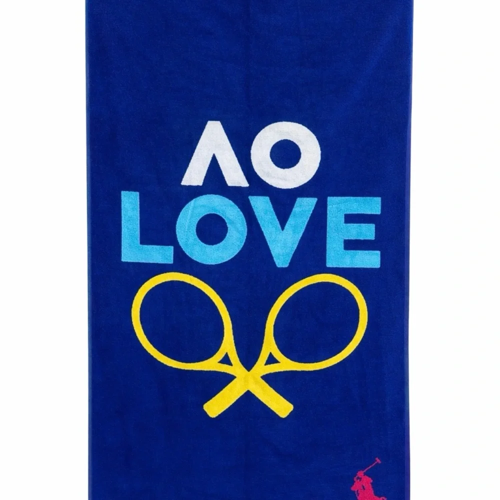 Colorful AO Love Tennis Towel